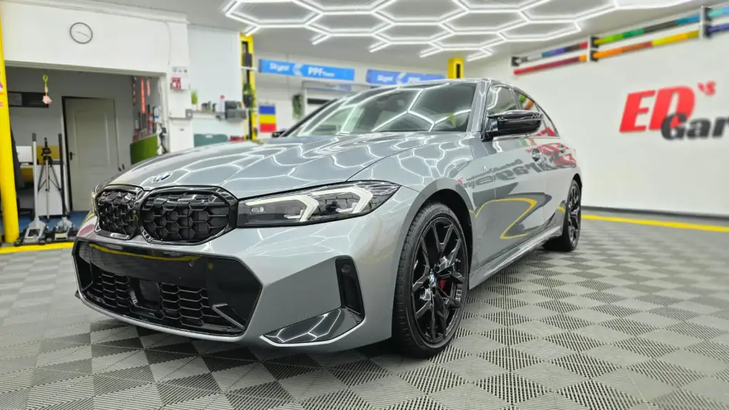 BMW M340i G20 protejat cu folie PPF în atelierul ED’s Detailing Garage din București