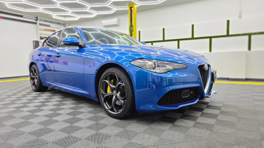 Detailing exterior Alfa Romeo Giulia in Bucuresti