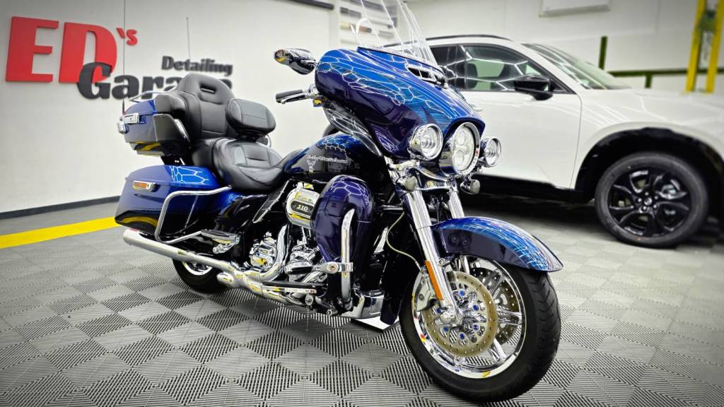 Restaurare estetica Harley Davidson Ultra CVO finalizata in Bucuresti
