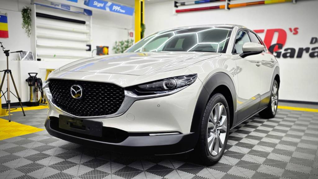 Mazda CX-30 noua infoliata cu folie ppf in Bucuresti