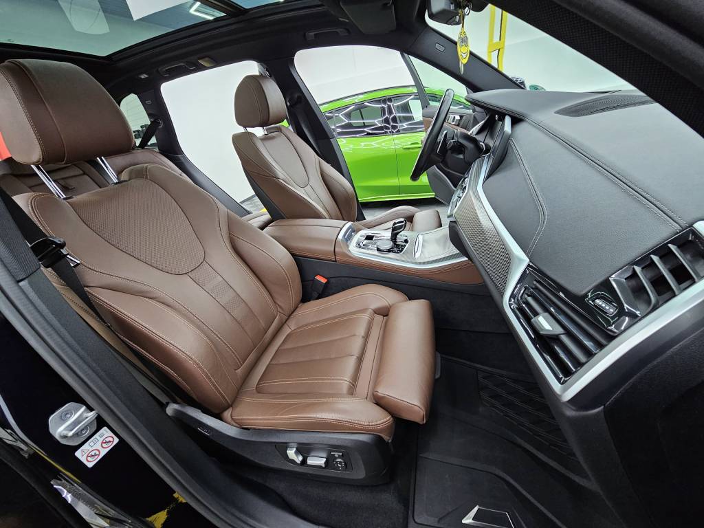 Detailing interior Bmw X6 in Bucuresti