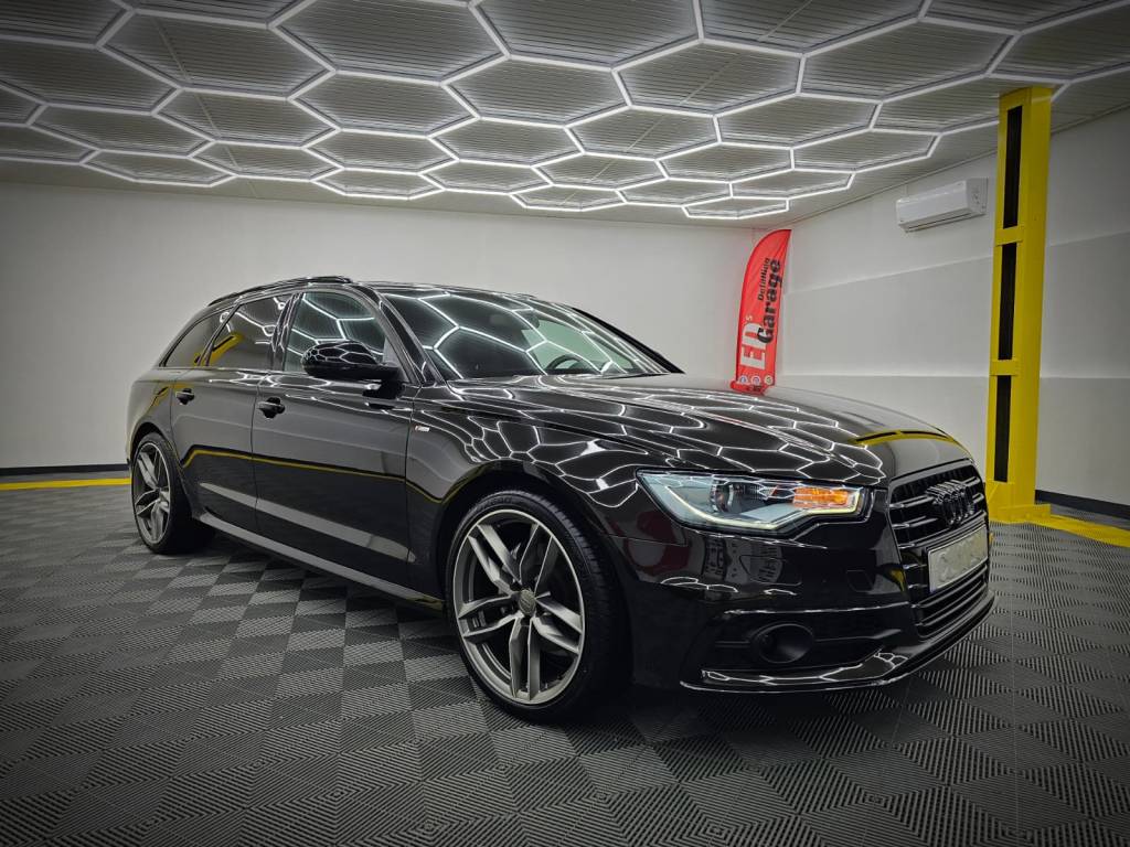 Audi a 6 negru polishat profesional