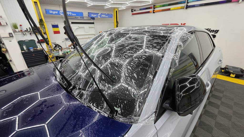 Protecie reala cu ppf pentru parbriz in Bucuresti